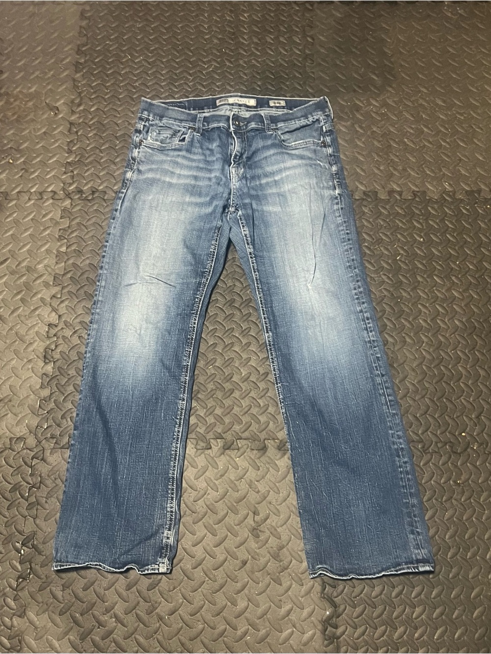 Cartier Men's Faded Blue Straight Jeans